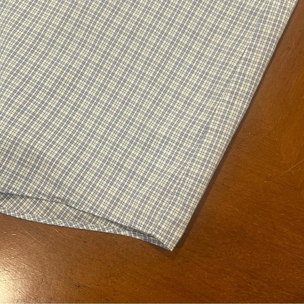 Zachary‎ Prell Men’s Blue/White Check Long-Sleeve Button Up Dress Shirt XL